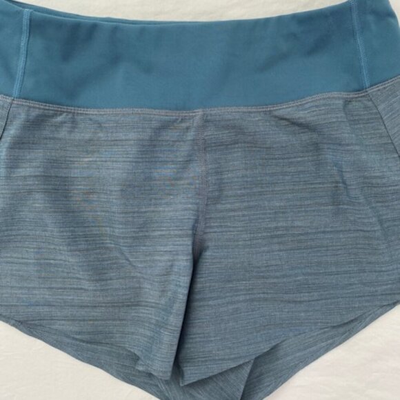 ATHLETA Run With It Textured 3.5in Teal Running Shorts XS - Picture 5 of 11